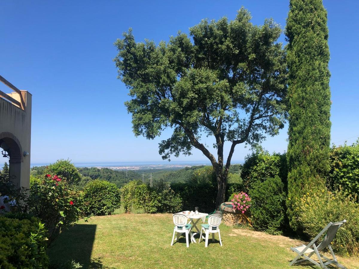 Podere Morena With Sea View, Private Garden, By Toscanatour Luca Гуардісталло Екстер'єр фото