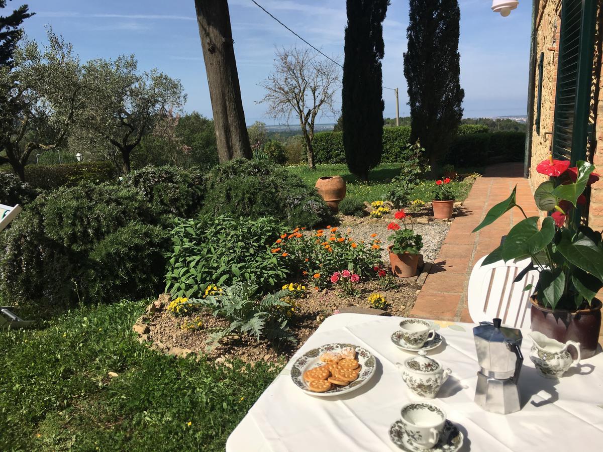 Podere Morena With Sea View, Private Garden, By Toscanatour Luca Гуардісталло Екстер'єр фото